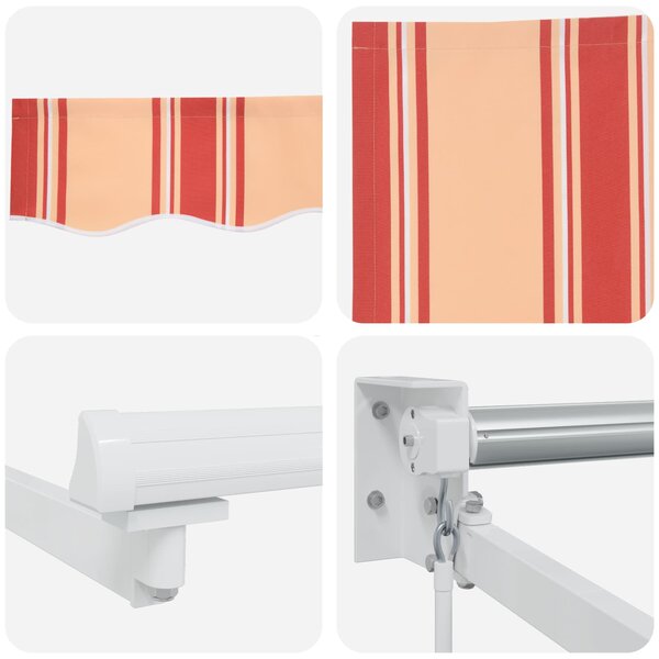 Stahovací markýza Žlutá 300 x 250 cm 100% polyester a hliník 3329969