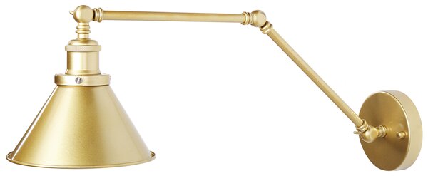 Sada 2 nástěnných lamp NARVA Nastavitelná Kov Zlatá