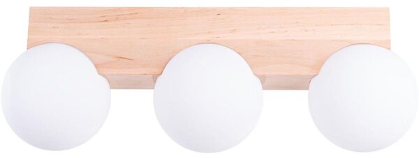 Sollux SL.1684 - Stropní svítidlo BULBO 3xG9/8W/230V buk/bílá