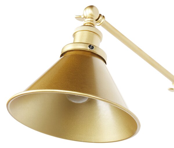 Sada 2 nástěnných lamp NARVA Nastavitelná Kov Zlatá