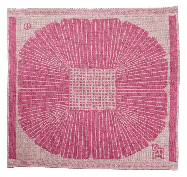 Lapuan Kankurit Lněný ubrus Anemone 35x35, růžový