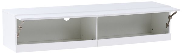 TV stolek s LED EDMONTON Bílá