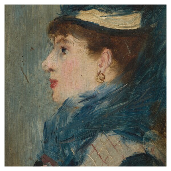 Obraz - Edouard Manet, Portrait of a Lady, reprodukce (30x30 cm)