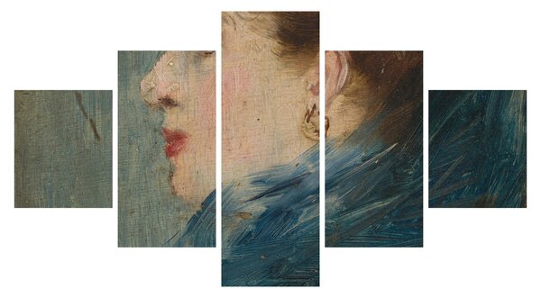 Obraz - Edouard Manet, Portrait of a Lady, reprodukce (125x70 cm)