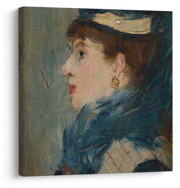 Obraz - Edouard Manet, Portrait of a Lady, reprodukce (30x30 cm)