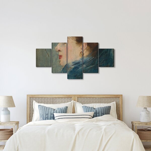 Obraz - Edouard Manet, Portrait of a Lady, reprodukce (125x70 cm)