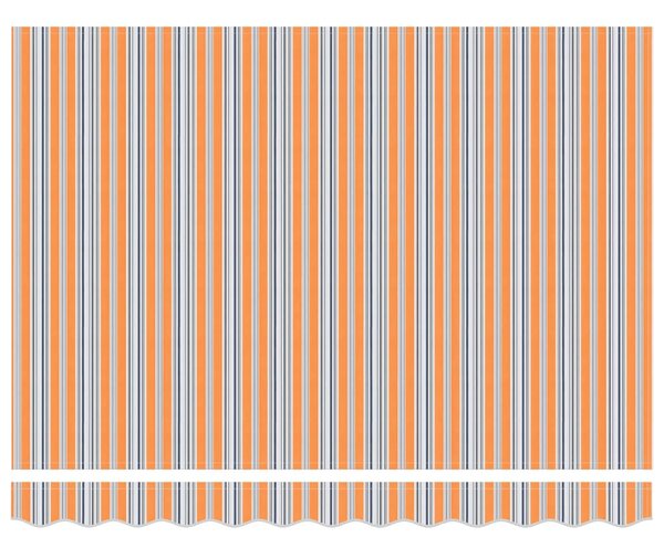 Stahovací markýza Vícebarevný 300 x 250 cm Látka a hliník 3329999