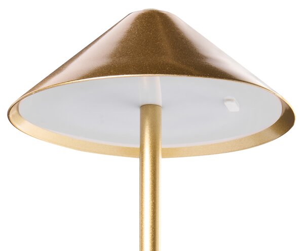 LED bezdrátová stolní lampa MODJO se stmívačem Kov Zlatá