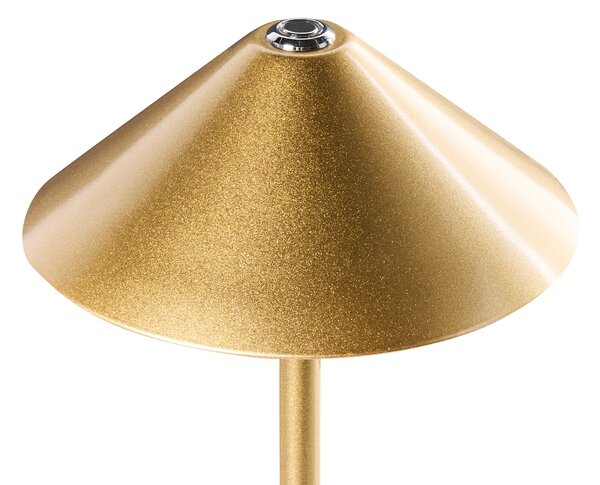 LED bezdrátová stolní lampa MODJO se stmívačem Kov Zlatá