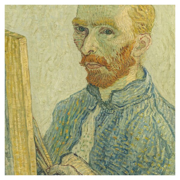 Obraz - Portrait of Vincent van Gogh, reprodukce (30x30 cm)