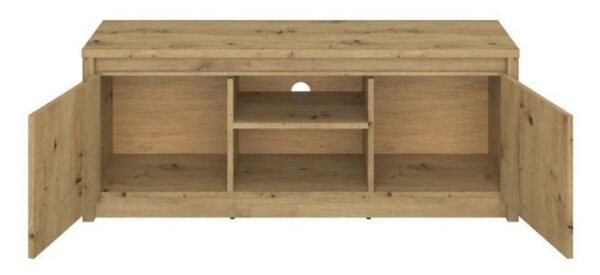 KONDELA TV stolek 2D/125, dub artisan, AIRON