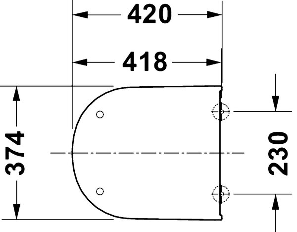 Duravit D-Code - WC sedátko 420x360x40 mm, SoftClose, bílá 0028390000