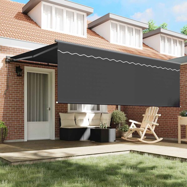 Rám markýzy Žlutá a bílá 350 x 250 cm 3330216
