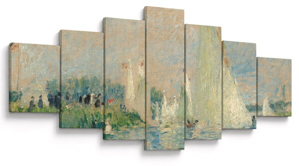 Obraz - Auguste Renoir, Regatta at Argenteuil, reprodukce (210x100 cm)