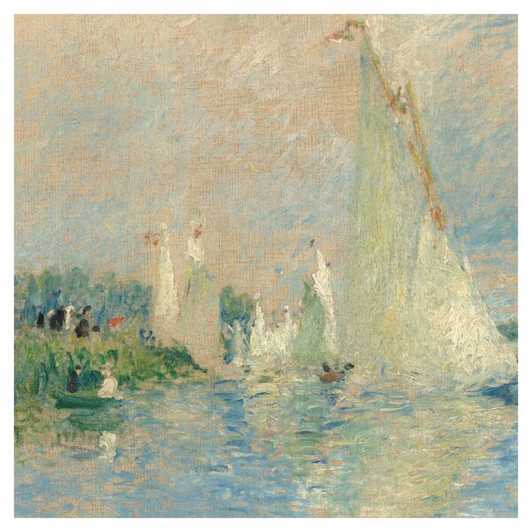 Obraz - Auguste Renoir, Regatta at Argenteuil, reprodukce (30x30 cm)