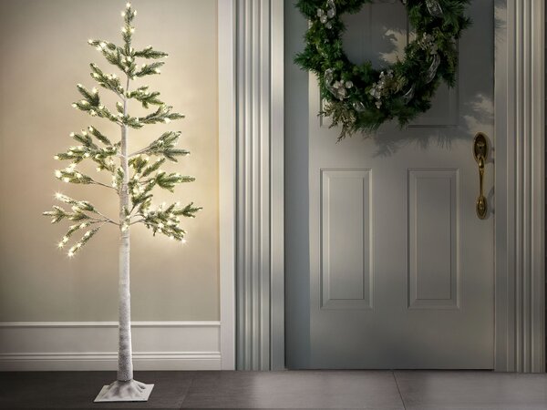 Venkovní dekorace LED ALBIONI Stromek 180 cm Bílá