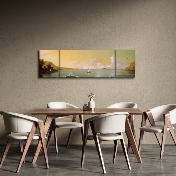 Obraz - Martin Johnson Heade, Rio de Janeiro Bay, reprodukce (170x50 cm)