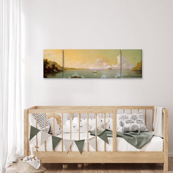 Obraz - Martin Johnson Heade, Rio de Janeiro Bay, reprodukce (170x50 cm)