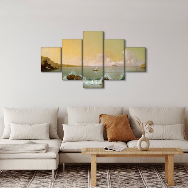 Obraz - Martin Johnson Heade, Rio de Janeiro Bay, reprodukce (125x70 cm)