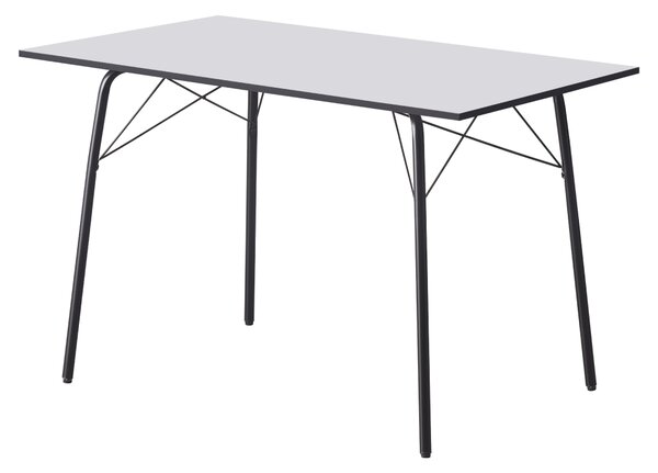 Vikio Jídelní stůl bílá černá 120x75 TJS100B120