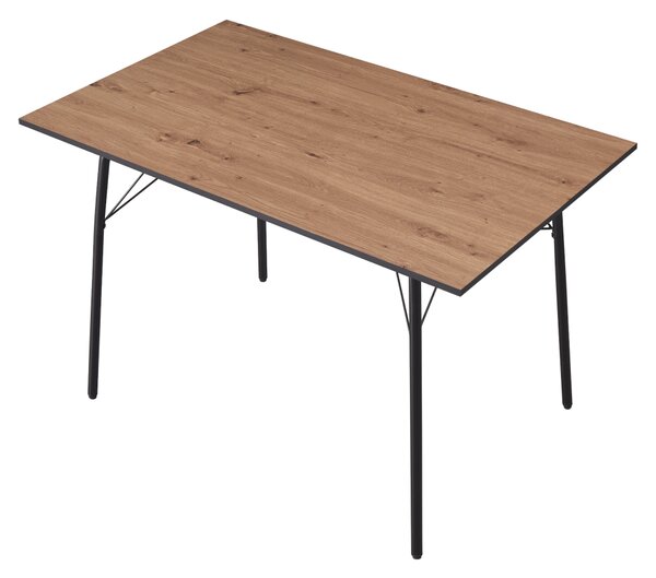 Vikio Jídelní stůl dub artisan černá 120x75 TJS100DA120