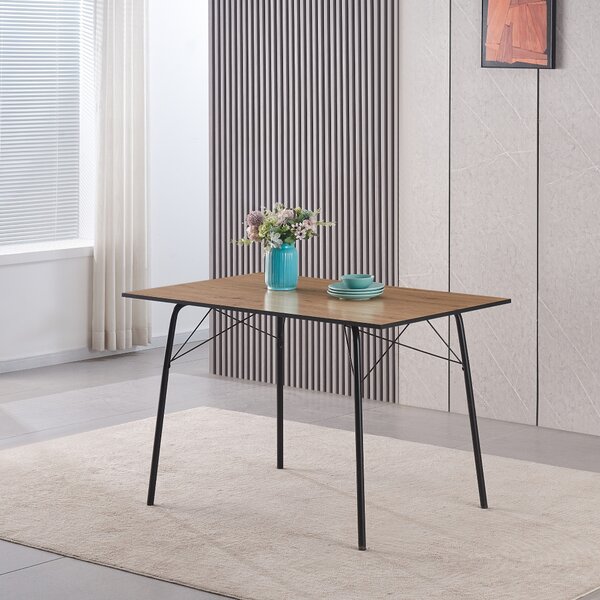 Vikio Jídelní stůl dub artisan černá 120x75 TJS100DA120