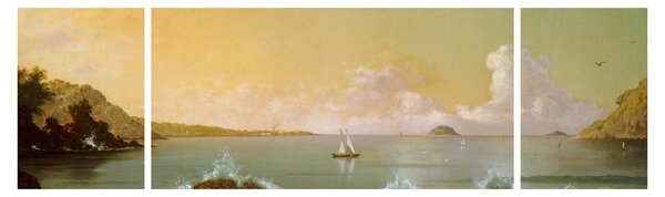 Obraz - Martin Johnson Heade, Rio de Janeiro Bay, reprodukce (170x50 cm)