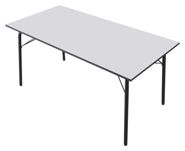 Vikio Jídelní stůl bílá černá 160x80 TJS100B160