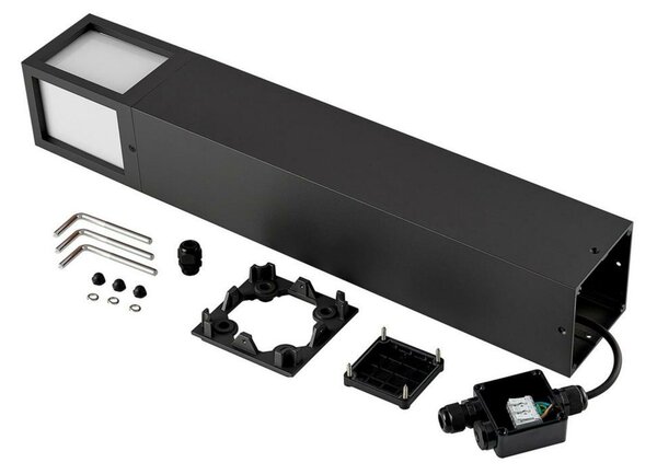 Deko-Light stojací svítidlo - Facado II hranaté opal 650mm, 1x max 20 W, E27, šedá 730495