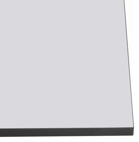 Vikio Jídelní stůl bílá černá 70x70 TJS100B70