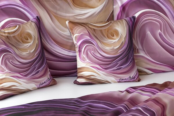 Povlečení Violet Mako satén 1x 140/200, 1x 70/90