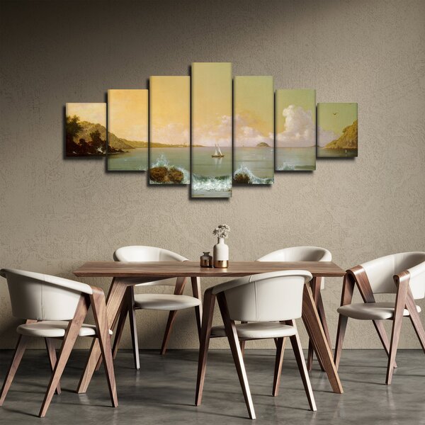 Obraz - Martin Johnson Heade, Rio de Janeiro Bay, reprodukce (210x100 cm)