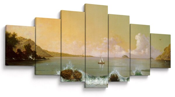 Obraz - Martin Johnson Heade, Rio de Janeiro Bay, reprodukce (210x100 cm)