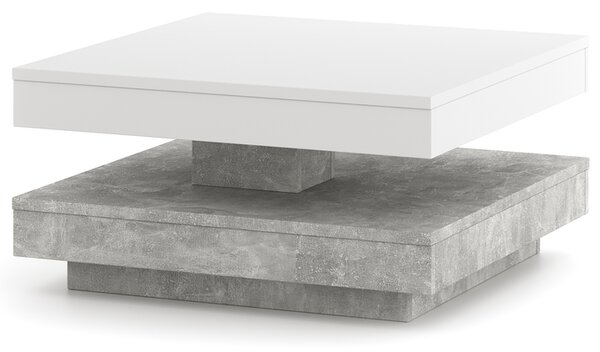 Konferenční stolek JOSH bílá/beton