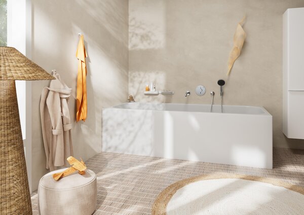 Hansgrohe Tecturis S výtok baterie Vanová chrom 73411000