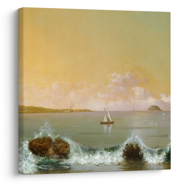 Obraz - Martin Johnson Heade, Rio de Janeiro Bay, reprodukce (30x30 cm)