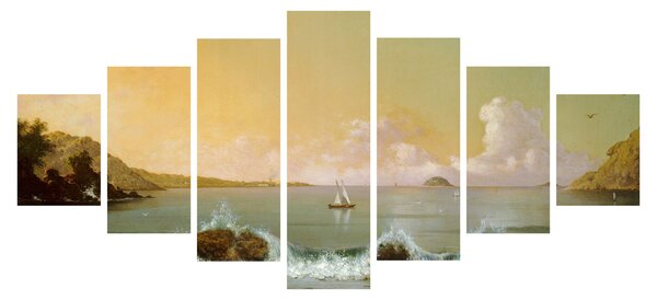 Obraz - Martin Johnson Heade, Rio de Janeiro Bay, reprodukce (210x100 cm)