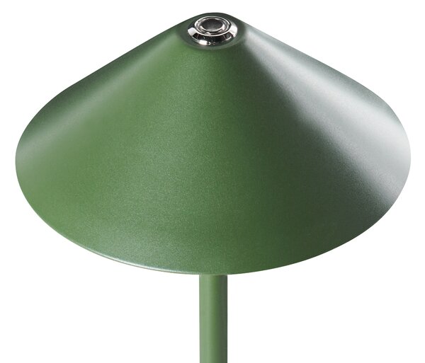 LED bezdrátová stolní lampa MODJO se stmívačem Kov Zelená