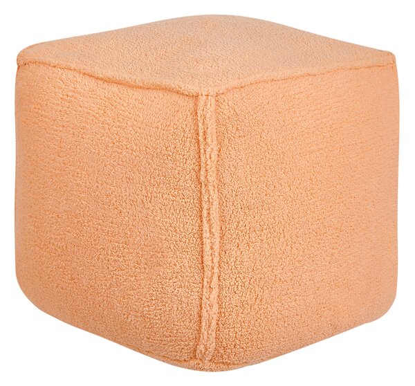 Puf ALIPUR Buklé Oranžová