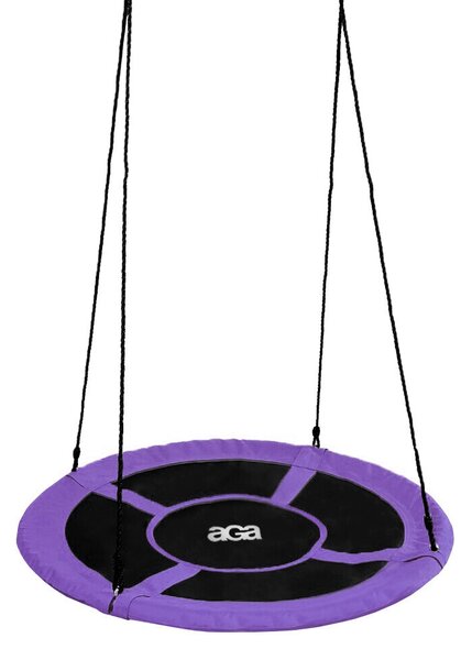 Aga Závěsný houpací kruh 90 cm Fialový