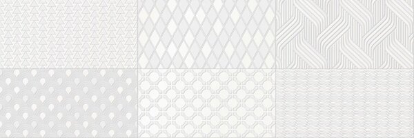 AQUALINE CAMALEONTE obklad Decor Mix Blanco 20x60 (bal=1,44 m2) CAM001