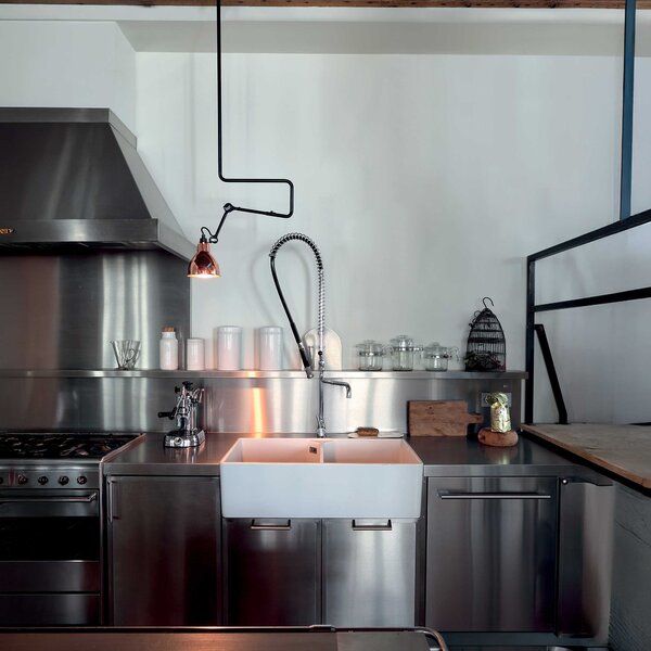 DCW éditions Lampe Gras N°312 E14 stropní svítidlo OválČervené
