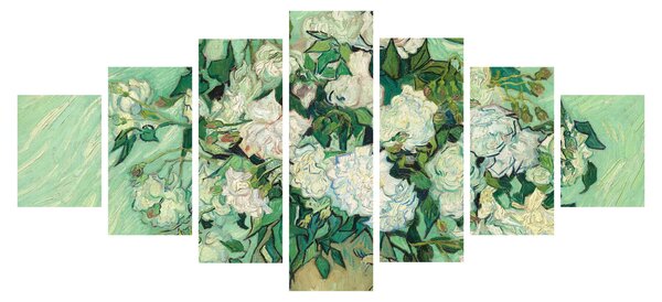 Obraz - Vincent van Gogh, Roses, reprodukce (210x100 cm)