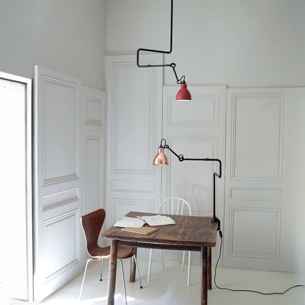 DCW éditions Lampe Gras N°312 E14 stropní svítidlo OválČervené
