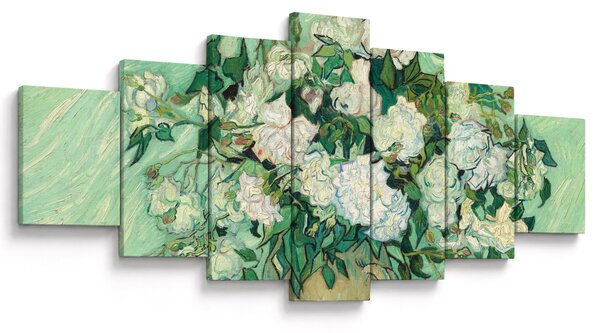 Obraz - Vincent van Gogh, Roses, reprodukce (210x100 cm)