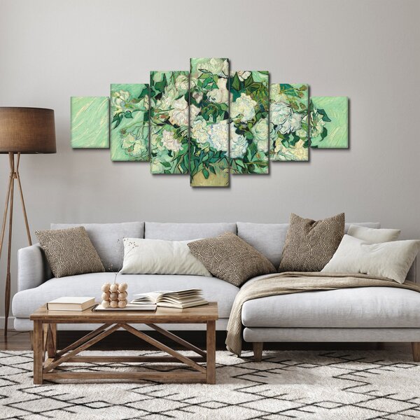 Obraz - Vincent van Gogh, Roses, reprodukce (210x100 cm)
