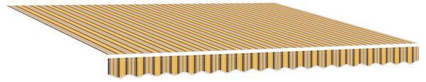 Stahovací markýza Vícebarevný 400 × 350 cm Polyester 3330774