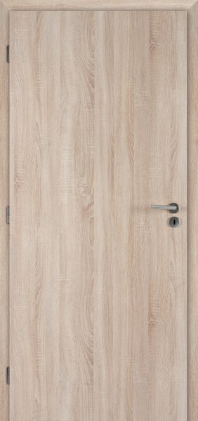 Interiérové dveře Doornite plné - fólie dub sonoma, levé "90", zámek pro BB, voština