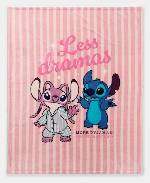 Sinsay - Deka Lilo & Stitch - pastelová růžová
