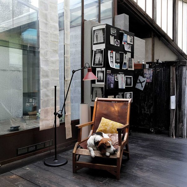 DCW éditions Lampe Gras N°215 E14 stojací svítidlo OválČerná